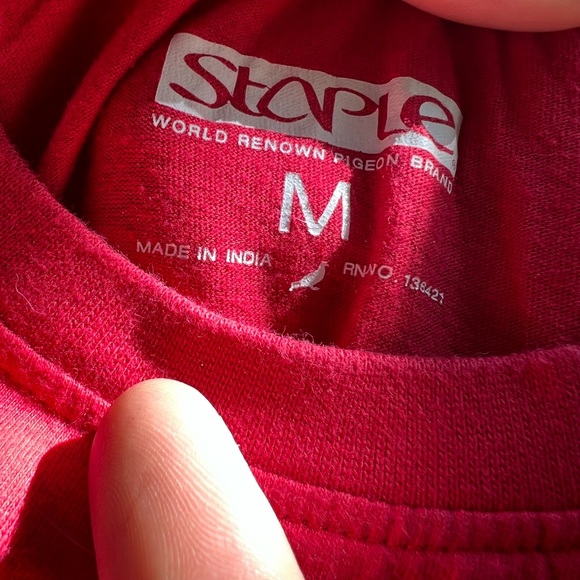 Staple Pigeon Tee Red Ombré - Picture 4 of 4